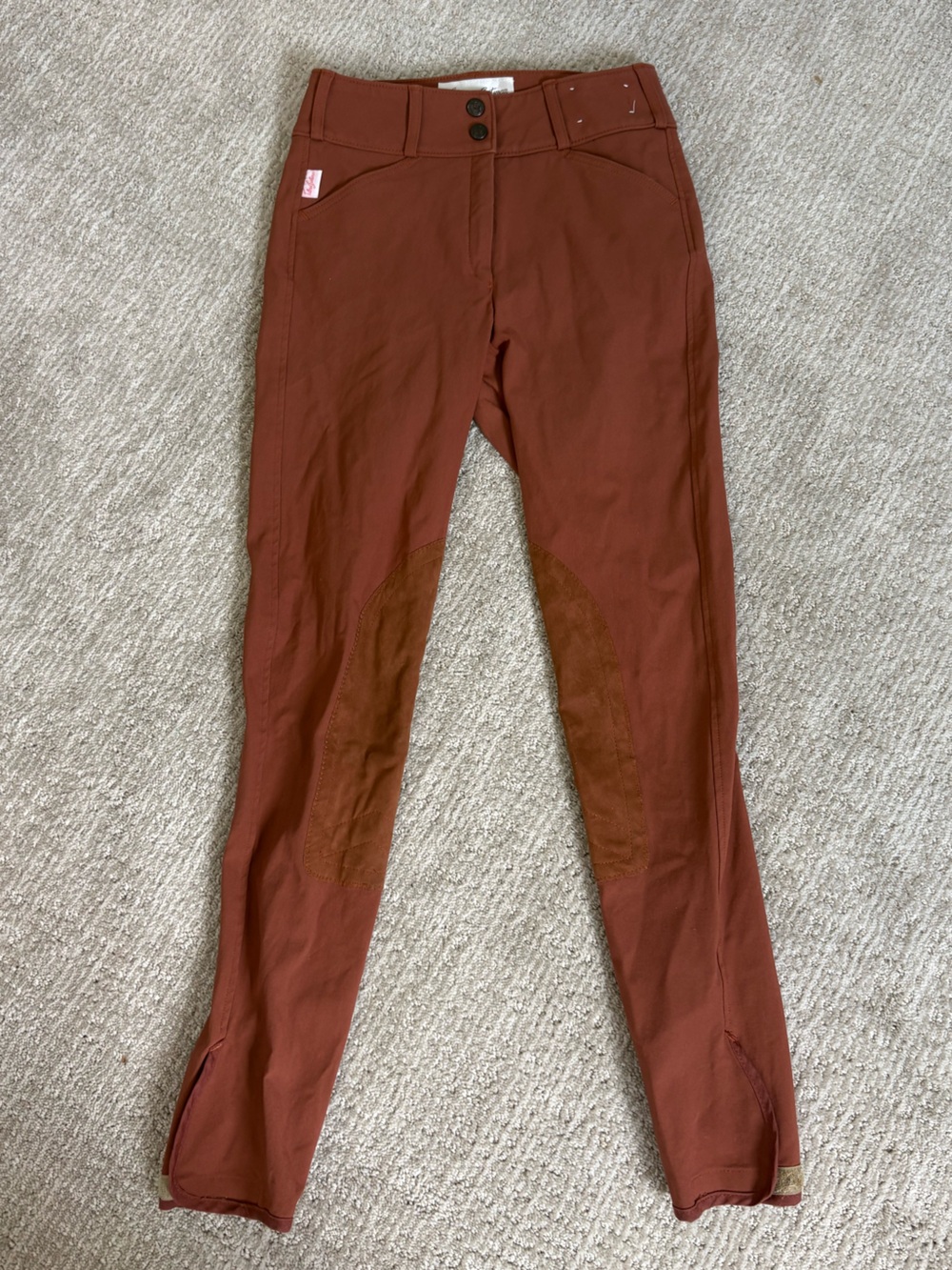 The Tailored Sportsman Rust Brown Corduroy Riding Breeches